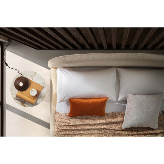 Voodi Belmondo (kaheinimesevoodi) (valmistatud Itaalias) Voodid, Disaineri voodi image