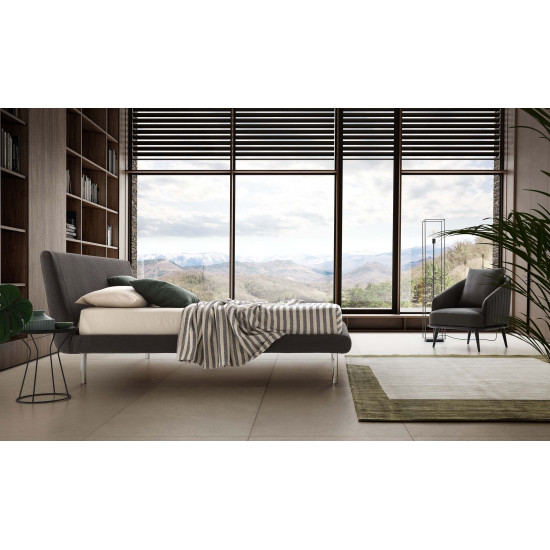 Voodi Metropolitan (kaheinimesevoodi) (valmistatud Itaalias) Voodid, Disaineri voodi image