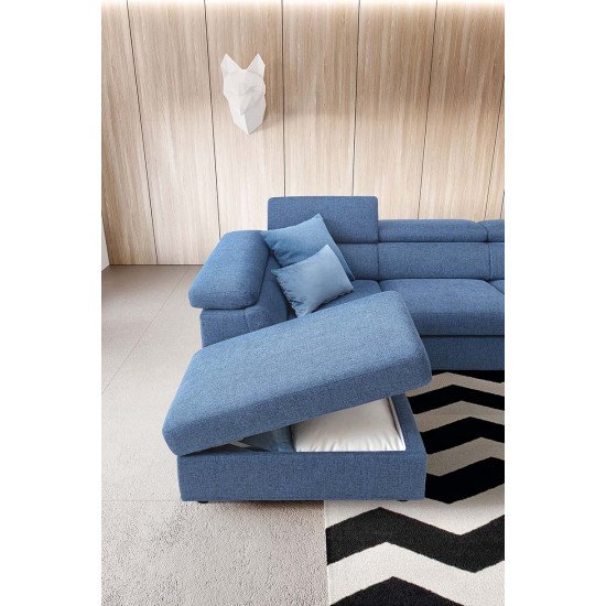 Kampinė sofa ADELA 245x202x92h