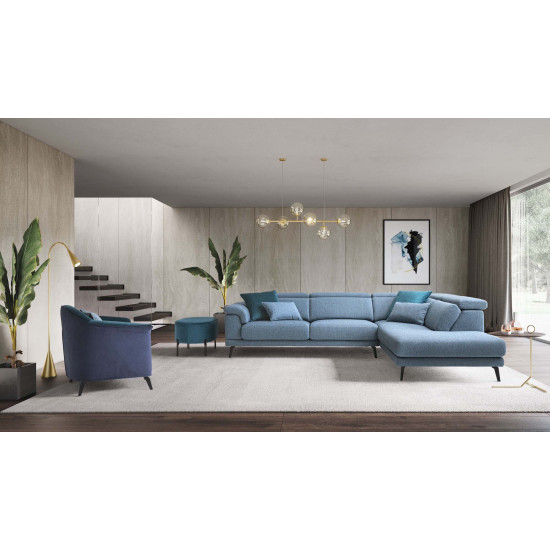Kampinė sofa NORTON 279x230x101h