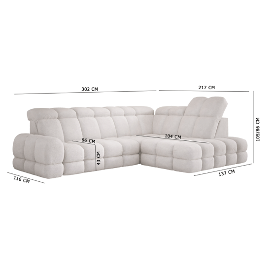 Nurgadiivan WETO (Väljatõmmatav) (Nurgamudel) image