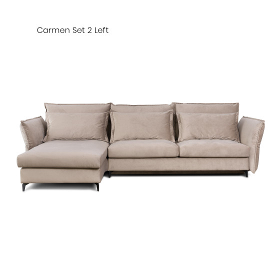 Dīvāns CARMEN set 1 (stūra, izvelkams) 