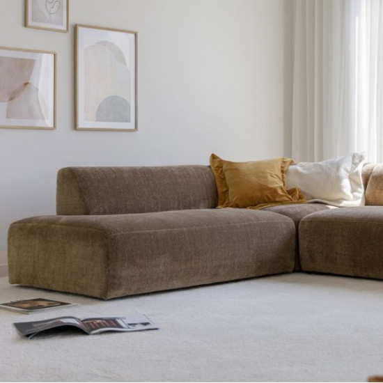 Atviras kampinis, modulinis sofų ANNIE