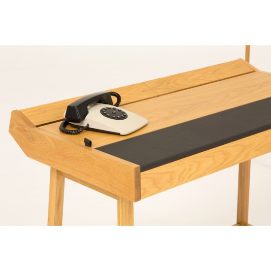 Brompton Flap darba galds (ozols-melns)