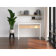 Console 10 darba galds (balts-ozols)