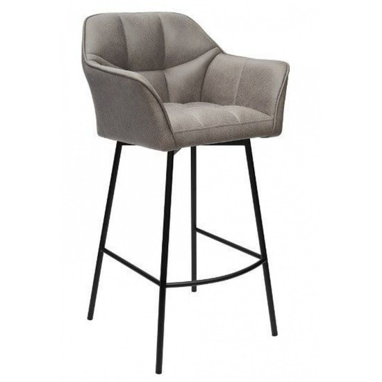 Bar stool FRANK light gray