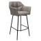 Bar stool FRANK light gray