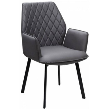 MORIS kėdė tamsiai pilka