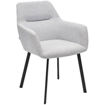 Chair OLIVER light gray / swivel