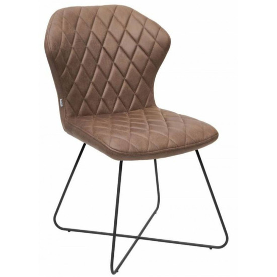 Kėdė RALF PU tamsiai ruda