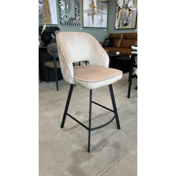 ANDRE half-bar chair, light brown / swivel