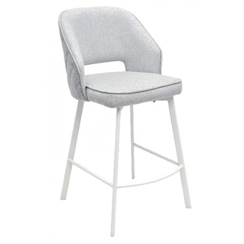 ANDRE half-bar chair, light gray