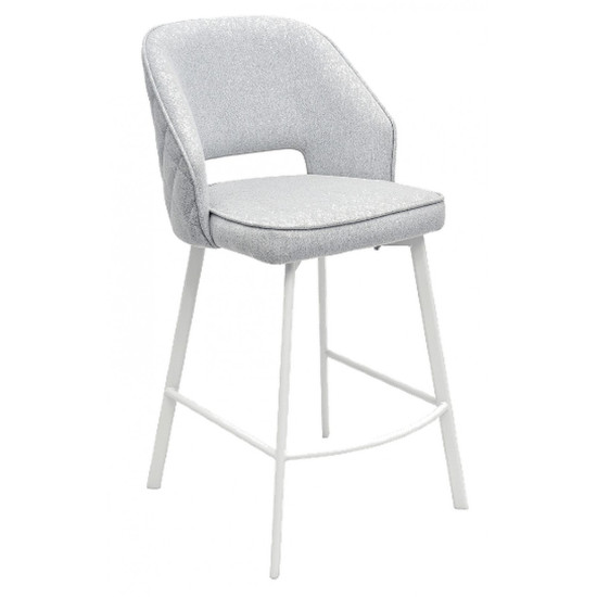 ANDRE half-bar chair, light gray