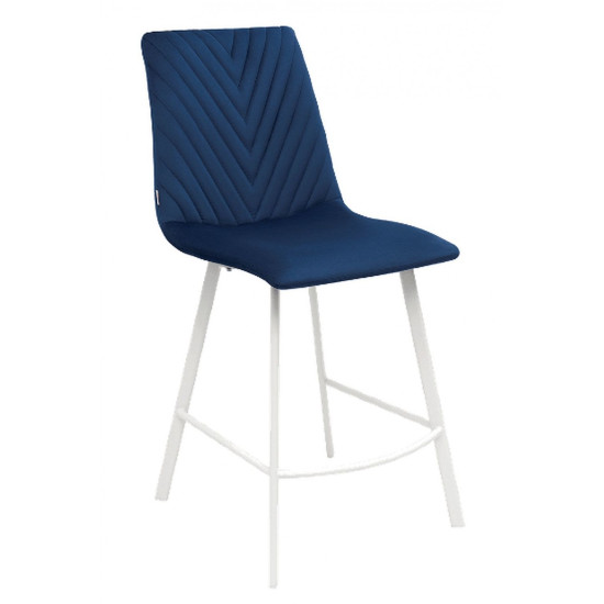 Pusiau baro kėdė CUSTO tamsiai mėlyna