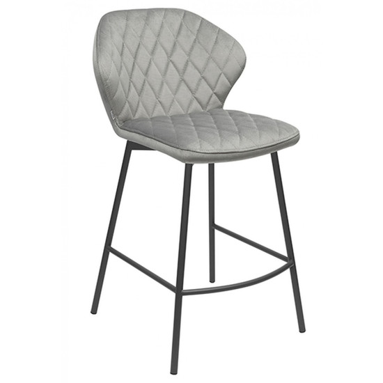 Полубарный стул RALF светло-серый