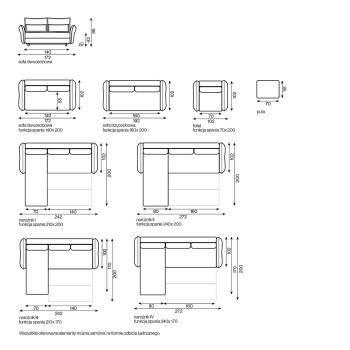 Tugitoolvoodi Madera Soft 70×200