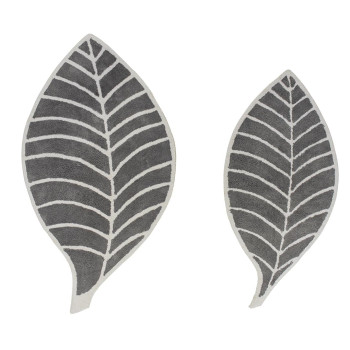Vaip LEAF GREY/IVORY, 80 × 140 cm