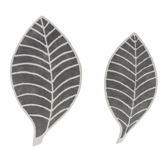 Vaip LEAF GREY/IVORY, 80 × 140 cm