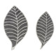 Vaip LEAF GREY/IVORY, 80 × 140 cm
