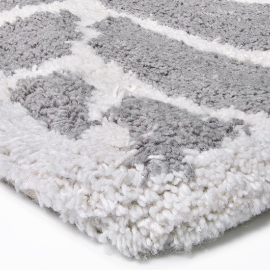 Vaip LEAF GREY/IVORY, 80 × 140 cm