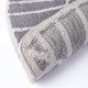 Vaip LEAF GREY/IVORY, 80 × 140 cm