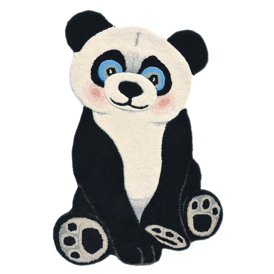 Vaip ANIMALS PANDA BLACK/WHITE, 60 × 90 cm