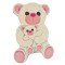 Vaip ANIMALS POLAR BEAR IVORY/PINK, 60 × 90 cm