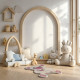 Vaip ANIMALS POLAR BEAR IVORY/PINK, 60 × 90 cm