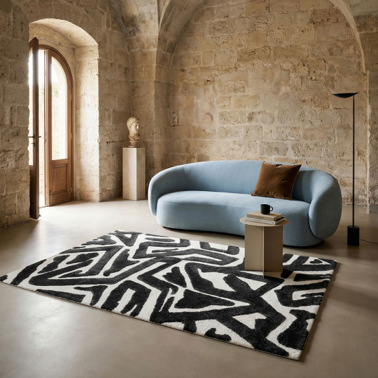 Vaip VENERE BLACK AND WHITE