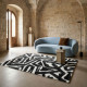Vaip VENERE BLACK AND WHITE